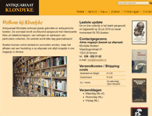 Tablet Screenshot of klondyke.nl